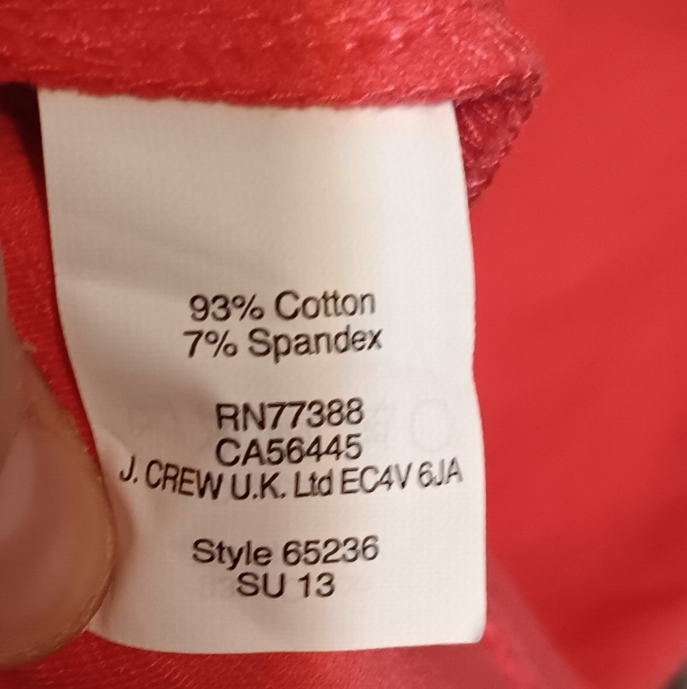 J. Crew Salmon Color Size 2 Structured Textured D… - image 3